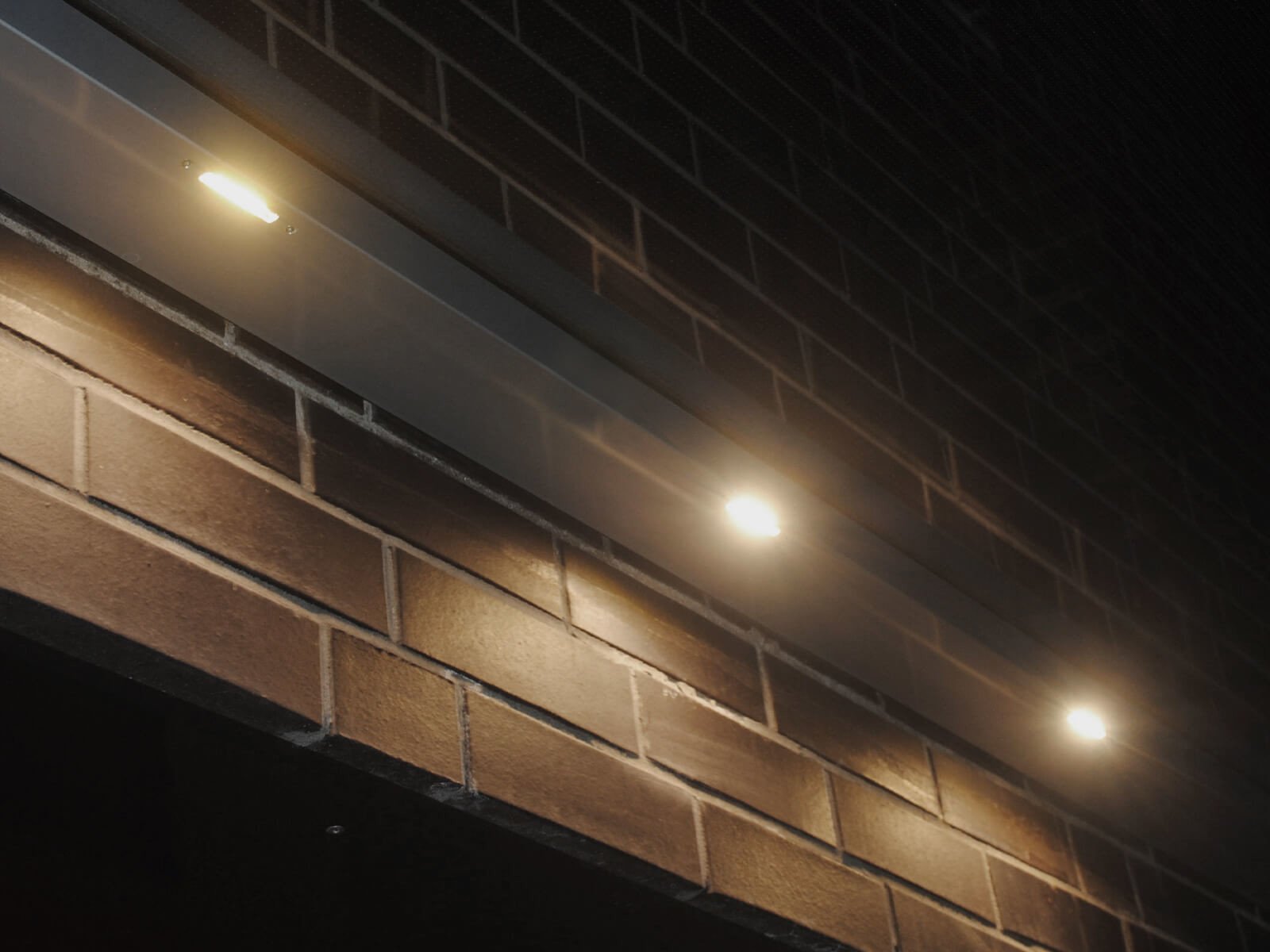 LEDs für Vordächer mit Seitenteil