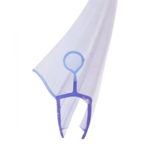 Bodendichtung zum Aufschieben auf das Glas der Duschabtrennung neben der Wanne